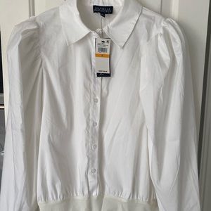 DANIELLE BERNSTEIN PUFF SLEEVE BODYSUIT